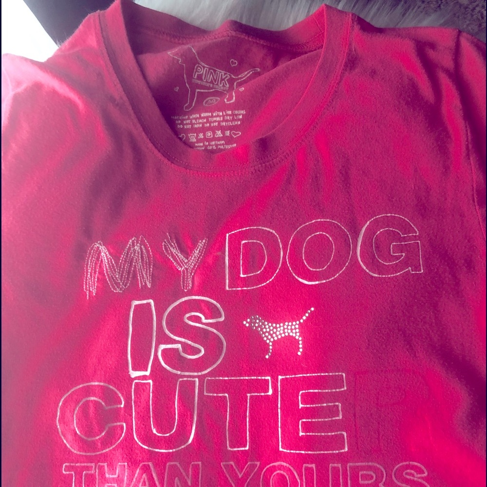 VS PINK cap sleeve tshirt size Medium..